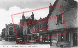 Church And Sun Street c.1955, Baldock