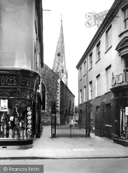 The Crooked Spire, Parish Church 1936, Barnstaple
