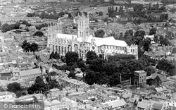 Cathedral From The Air c.1935, Canterbury