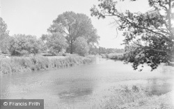 River Arun Above The Bridge 1949, Pulborough