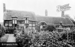 Anne Hathaway's Cottage From Gardens c.1955, Shottery