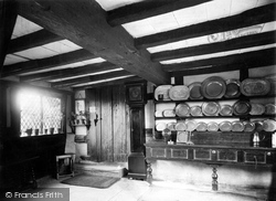 Anne Hathaway's Cottage, The Parlour 1912, Shottery